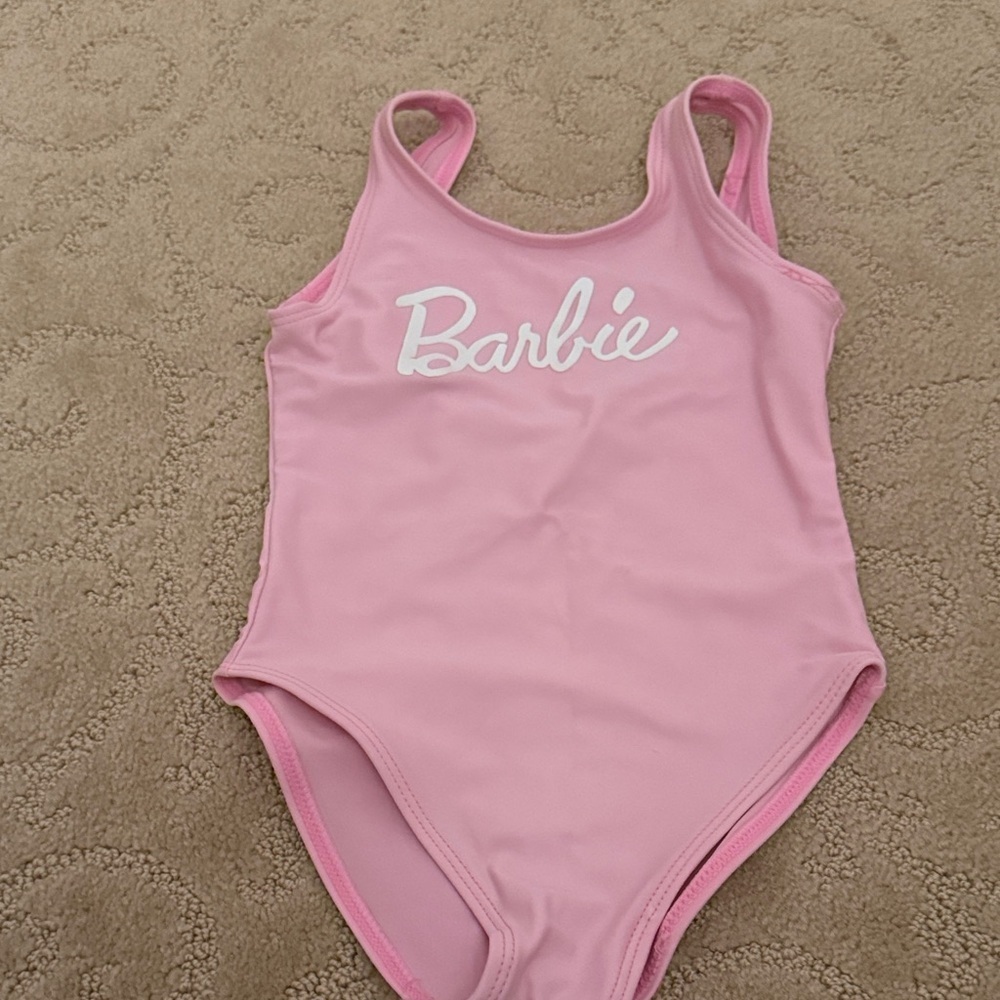 Barbie Pink One-Piece Swimsuit - Picture 1 of 2